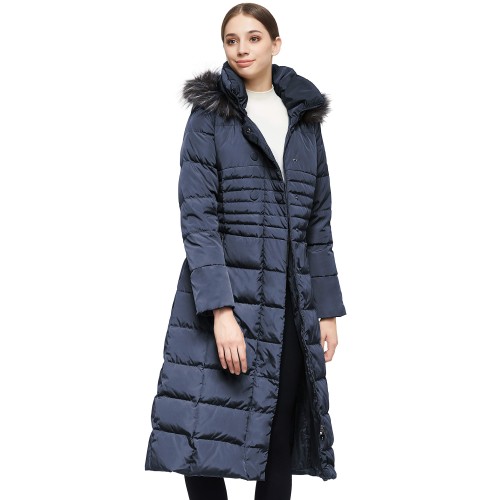 Women's Warm Navy Down Jacket