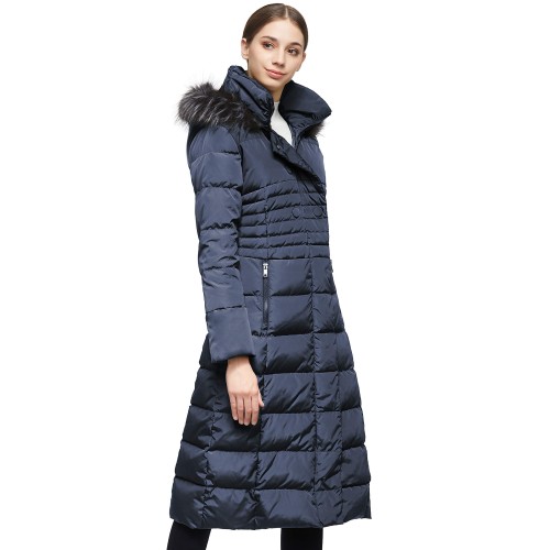 Women's Warm Navy Down Jacket