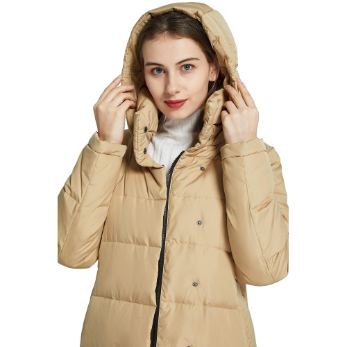 Women's hooded down jacket