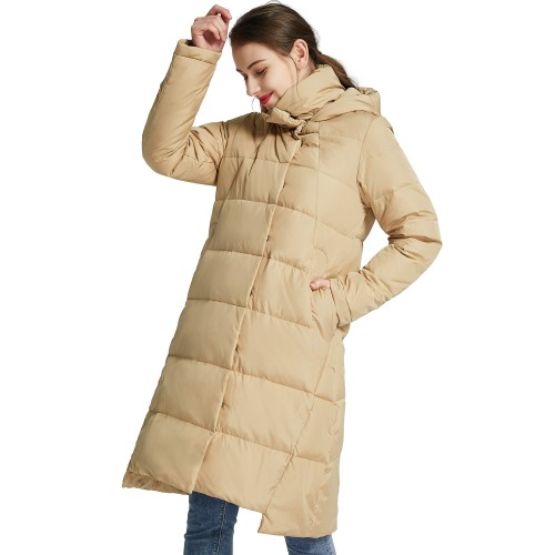 Women's hooded down jacket