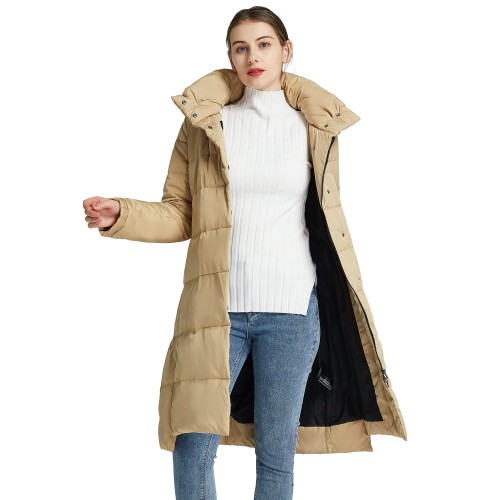 Women's hooded down jacket