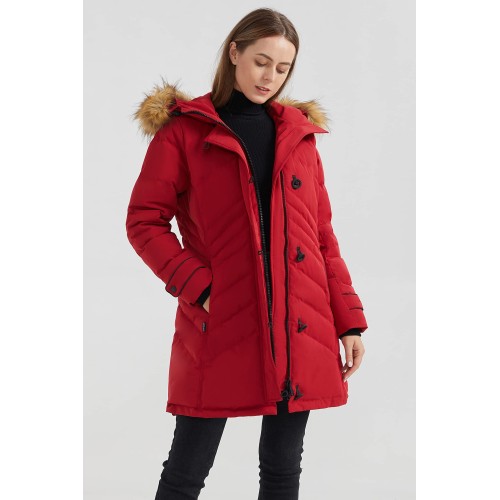 Women's Hooded Slim Fit Down Jacket