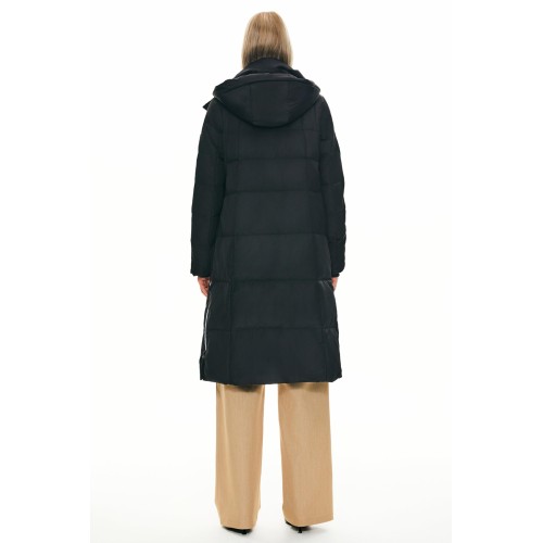 Women's thick long down jacket