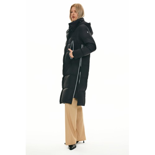 Women's thick long down jacket